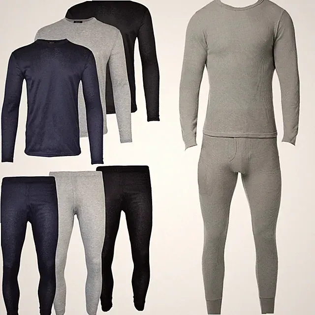 1-4er Paket Thermo Unterhose Unterhemd Hose Hemd Thermowäsche Herren angerauht