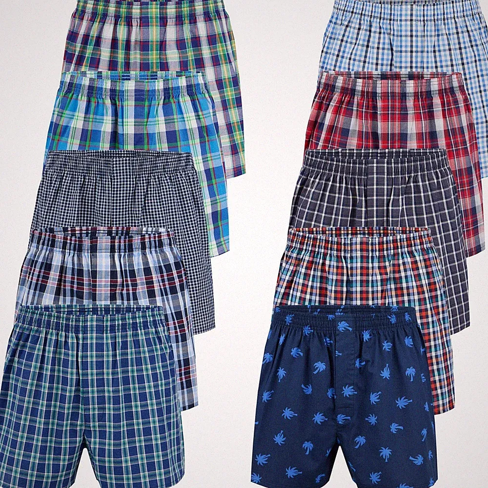 10er Pack City Life Herren Boxershorts Shorts Boxer Sparpack S - 4XL FARBWAHL