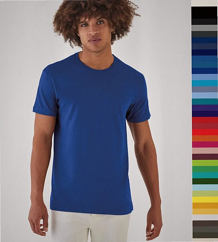 10er Pack Herren Regular Fit T-Shirt B&C E150 XS-5XL Baumwolle ÖkoTex TU01T NEU