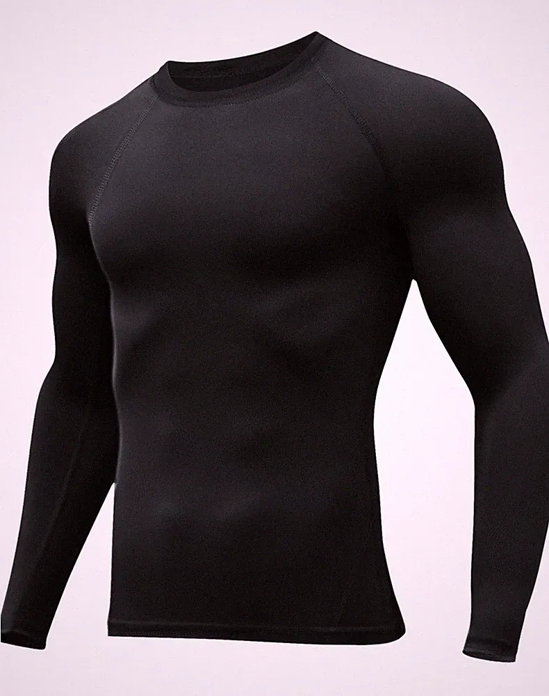 1er Kompressionsshirt Herren Langarm Funktionsshirt Männer Thermo Sportshirt...