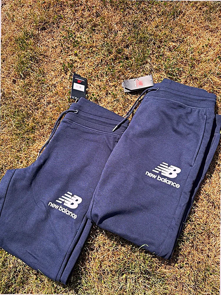 2 X Original New Balance Herren Jogginghose / Blau / S 💙