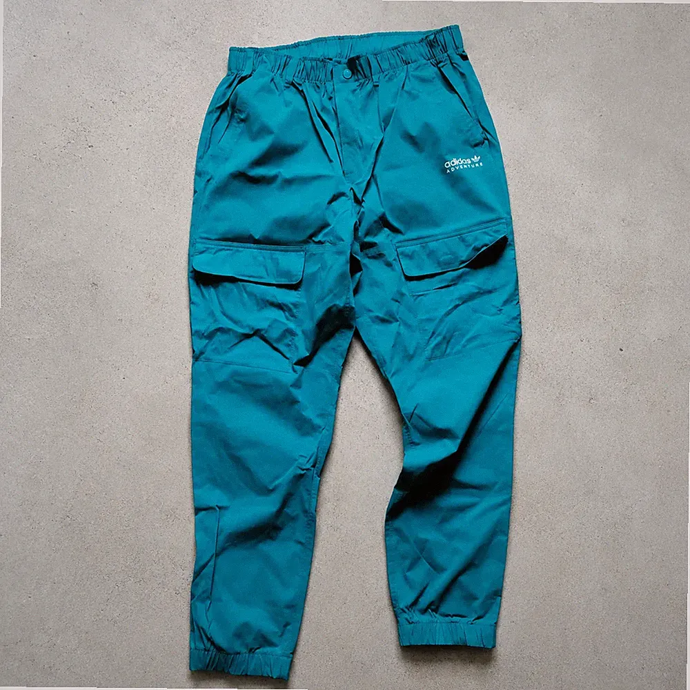 2021 ADIDAS Cargo Pants Green / White Limited L