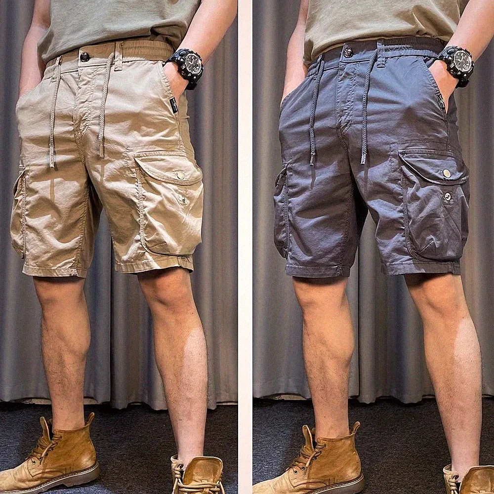 2026 Herren Cargo Shorts Cargoshorts kurze Hose Sweat Jogger Jogginghose