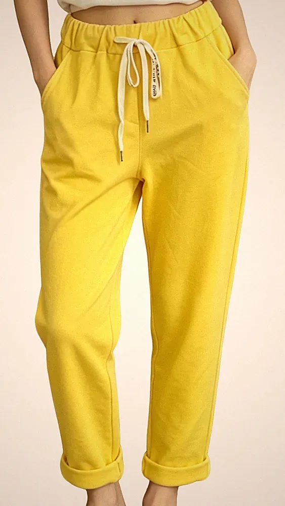 2026 Neu Damen Jogginghose Freizeithose Sommer Hose Baumwolle S M L Elastik Sp.