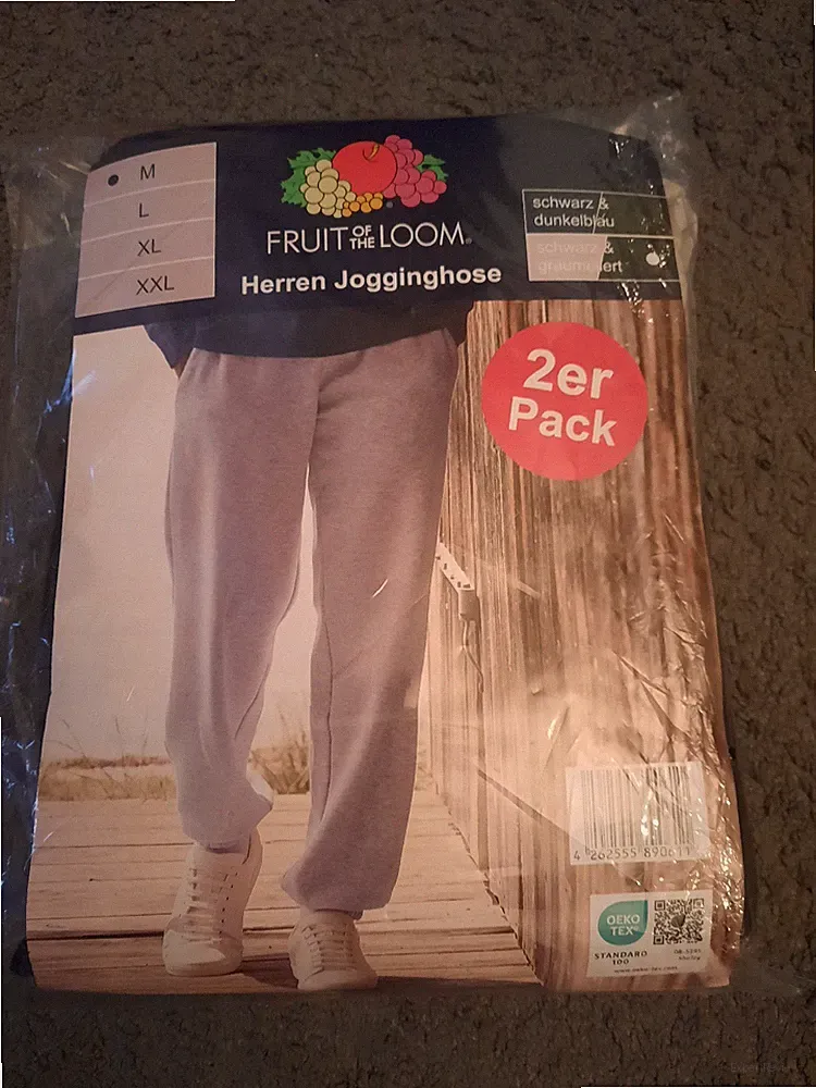 jogginghose herren fruit of the loom gerades bein