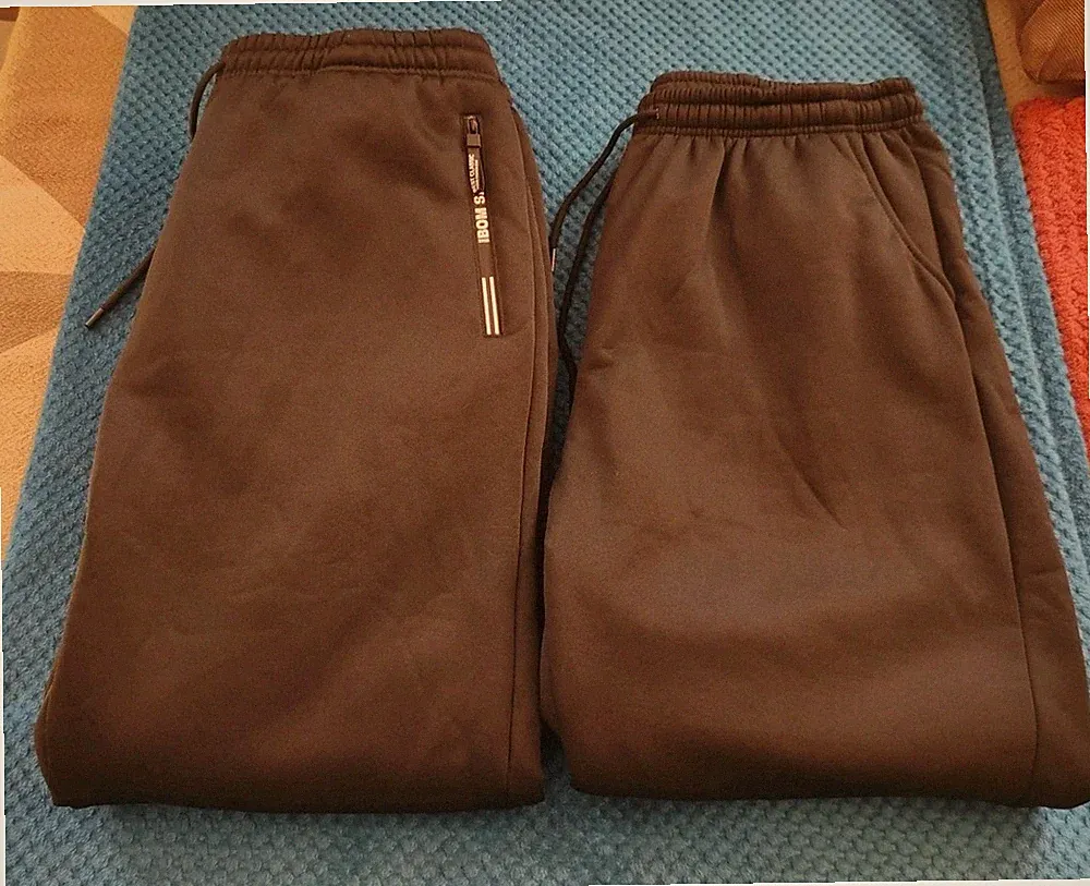 2er Set dicke Jogginghosen gefüttert Herren