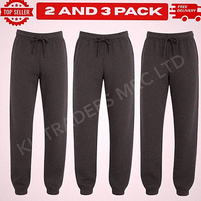2P DAMEN FRAUEN JOGGINGHOSE TRAININGSHOSE FLEECE JOGPANTS GRÖSSE 10-18