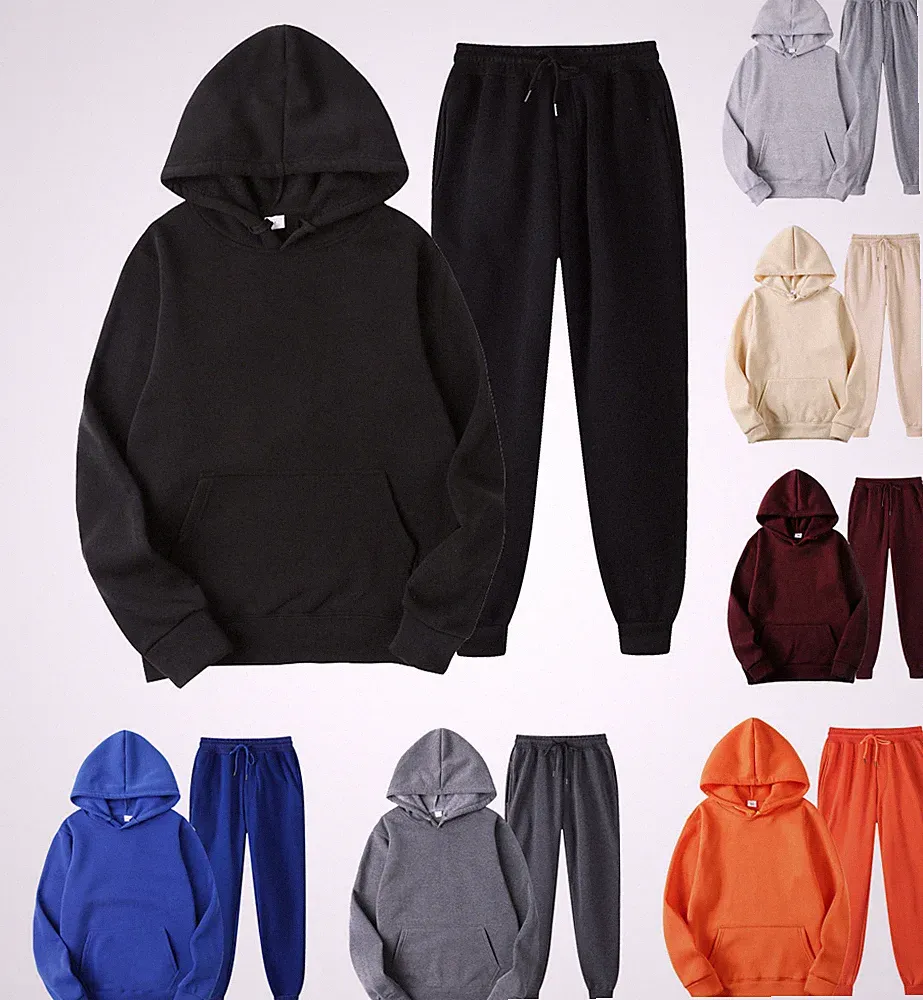 2teiliges Set Hoodie Trainingshose Hose Jogging Sporthose Herren Trainingsanzug