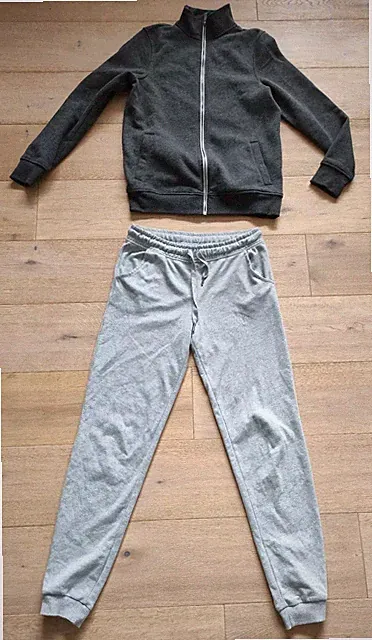 2tlg, Jogginghose + Sweatjacke, Gr. S von ever.me & Jean Pascale, Unisex