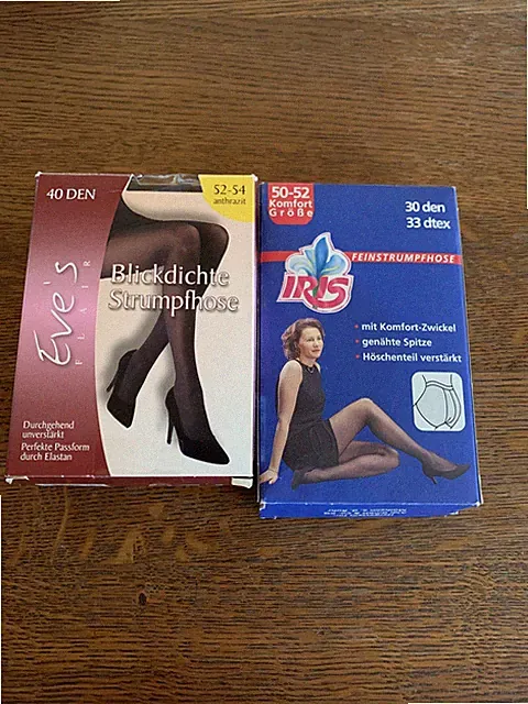 2x Damen Strumpfhose Größe 50-54