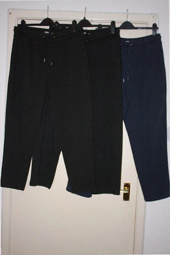 3 X GRÖSSE 36/38 TAILLE JACAMO SPITZ ZULAUFENDES BEIN JOGGINGHOSE 26" BEIN 2 X SCHWARZ 1 X MARINEBLAU