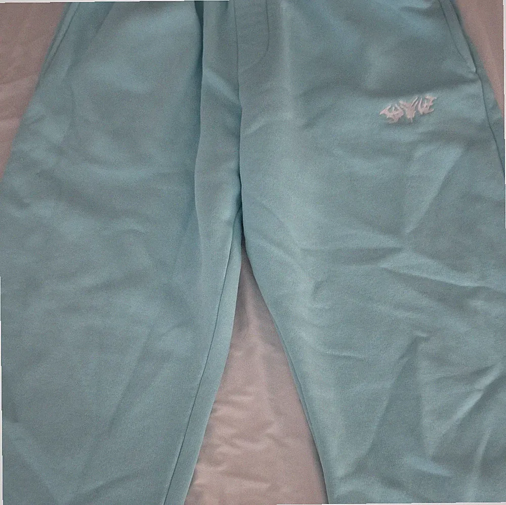 45keys Jogginghose Herren XS Hellblau Gerade mit Taschen Regular Fit