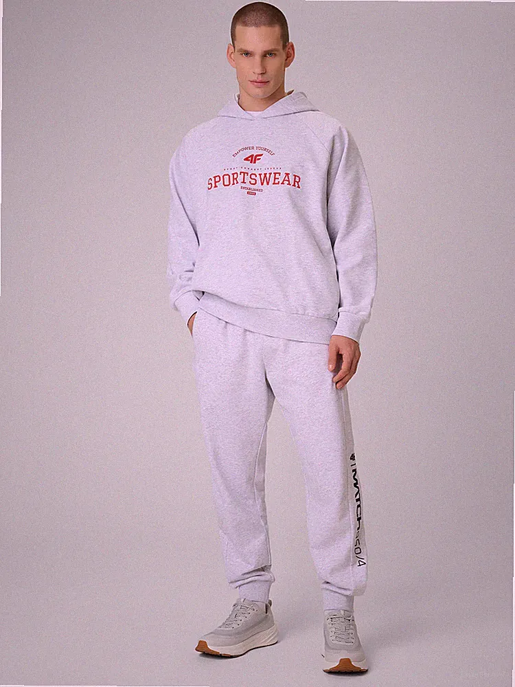 4F Herren Jogginghose - grau 4FWSS26TTROM1442-27M