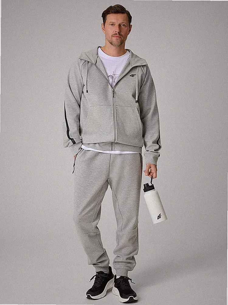 4F Herren Jogginghose Trainingshose - grau 4FRSS26TTROM1962-27M