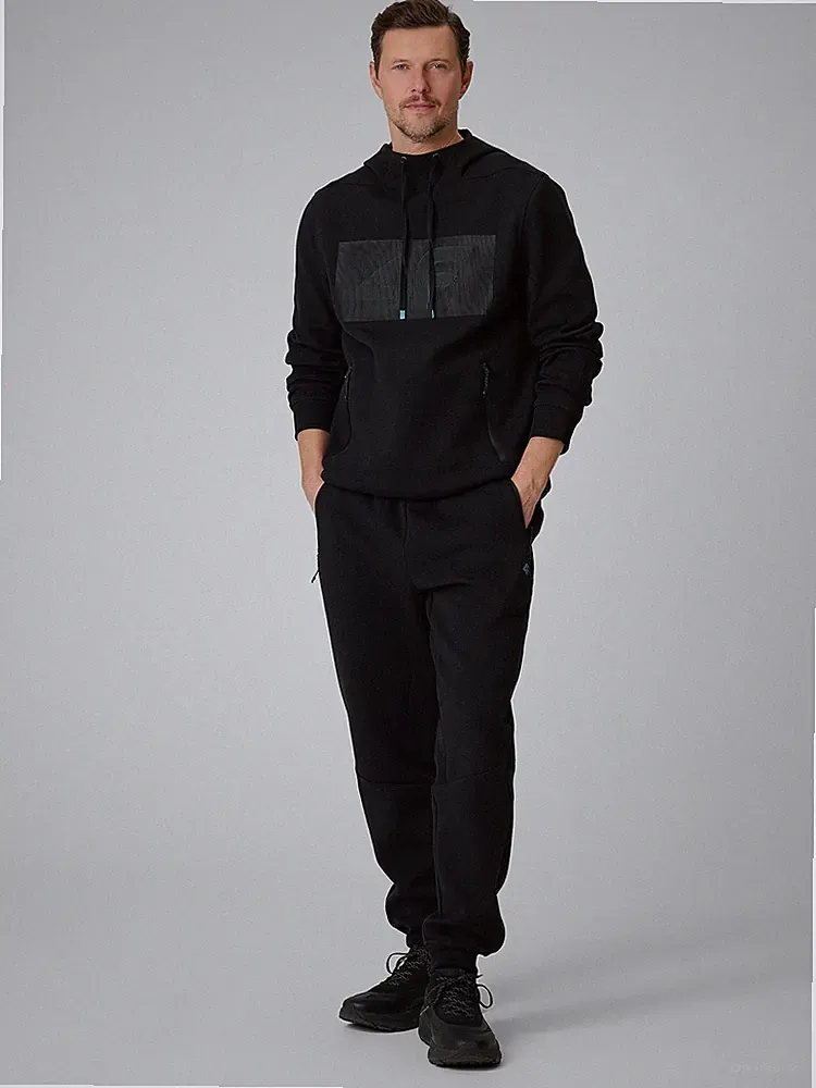 4F Herren Jogginghose Trainingshose - schwarz 4FRSS26TTROM1962-20S
