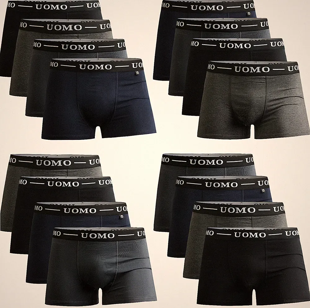 5-20er Pack Boxershorts Retroshorts Unterhosen Unterwäsche Baumwolle UOMO Boxer
