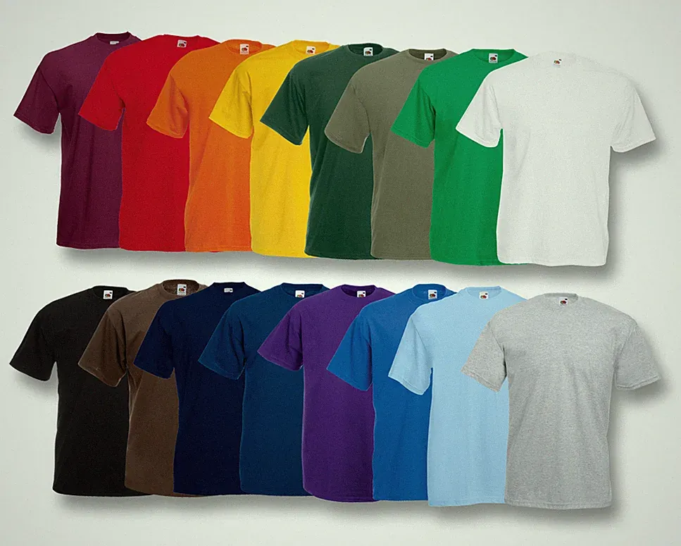 5er FRUIT OF THE LOOM T SHIRT SETS M L XL XXL XXXL 4XL 5XL HERREN SHIRTS VALUE