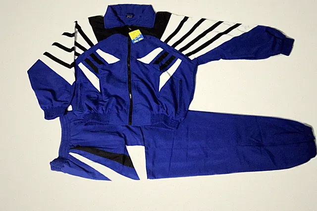 80er Jahre Assi Proll Jogginganzug UNISEX Kostüm -Trainingsanzug Karneval Gr 164