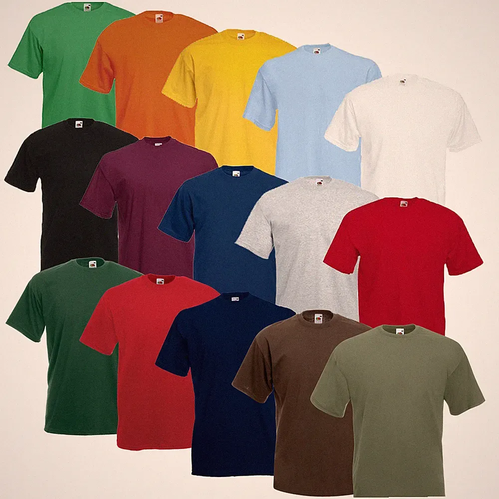 8er FRUIT OF THE LOOM T SHIRT SETS BAUMWOLLE M L XL XXL HERREN T-SHIRTS VALUE
