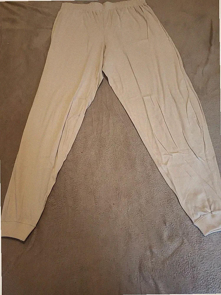A65003 Damen Herren Hose Jogging Freizeit etc Gr. XXL cream