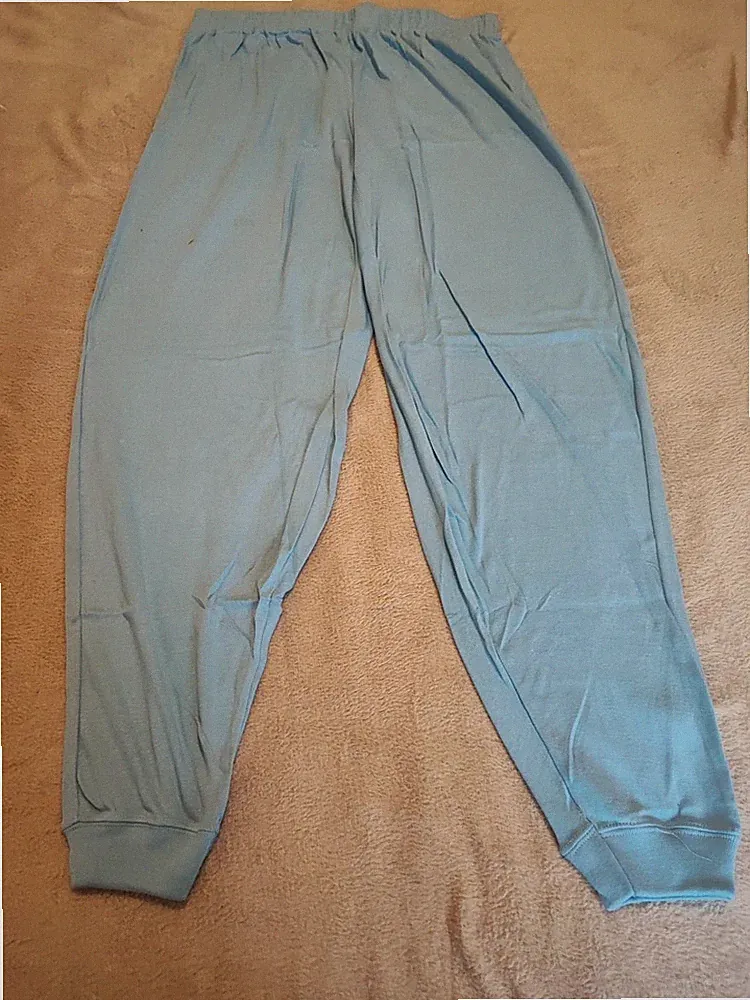 A65006 Damen Herren Hose Jogging Freizeit etc Gr. XXL blau
