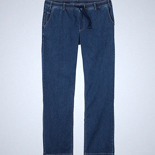 Abraxas Übergrößen Jogging-Jeans blau