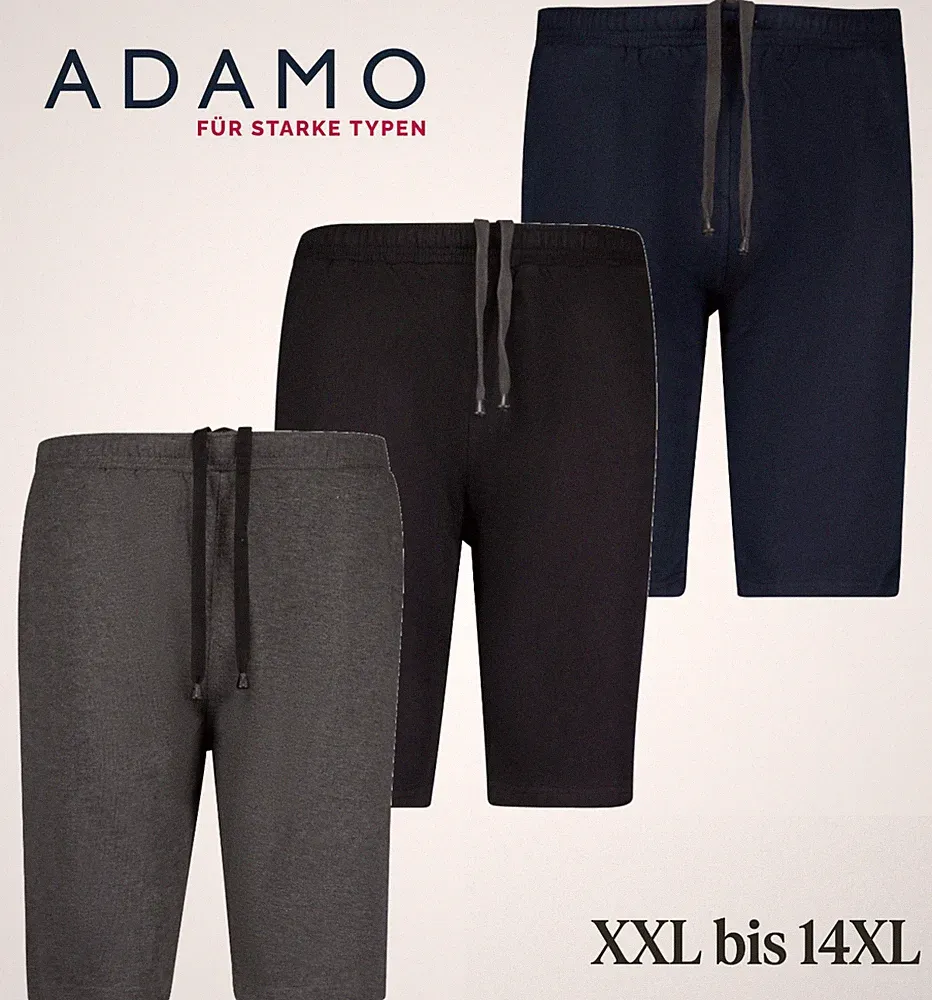 Adamo Bermuda Short XXL bis 14XL Übergröße Jogginghose kurze Hose