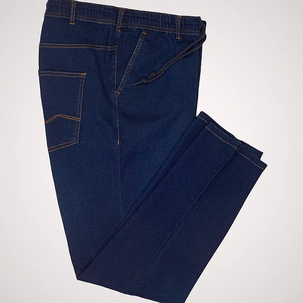 Adamo Herren Schlupf- Jeans Übergrößen 8XL Farbe navy ca 150cm Umfang
