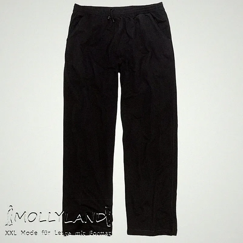 Adamo Übergrößen Herren Jogginghose Freizeithose schwarz/blau 2XL bis 12XL WoW