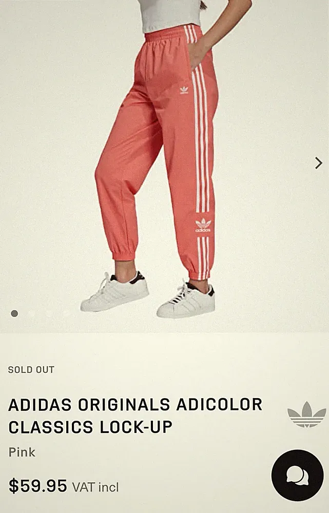 Addidas Original Orange Pants 36
