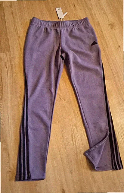 ADIDAS 3 Streifen Jogginghose Damen Gr. L shadow violet NEU !!