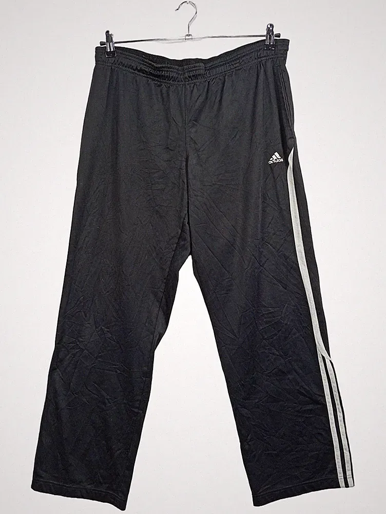 Adidas 3-Streifen Trainingshose Jogginghose Herren Schwarz Gr. M L29