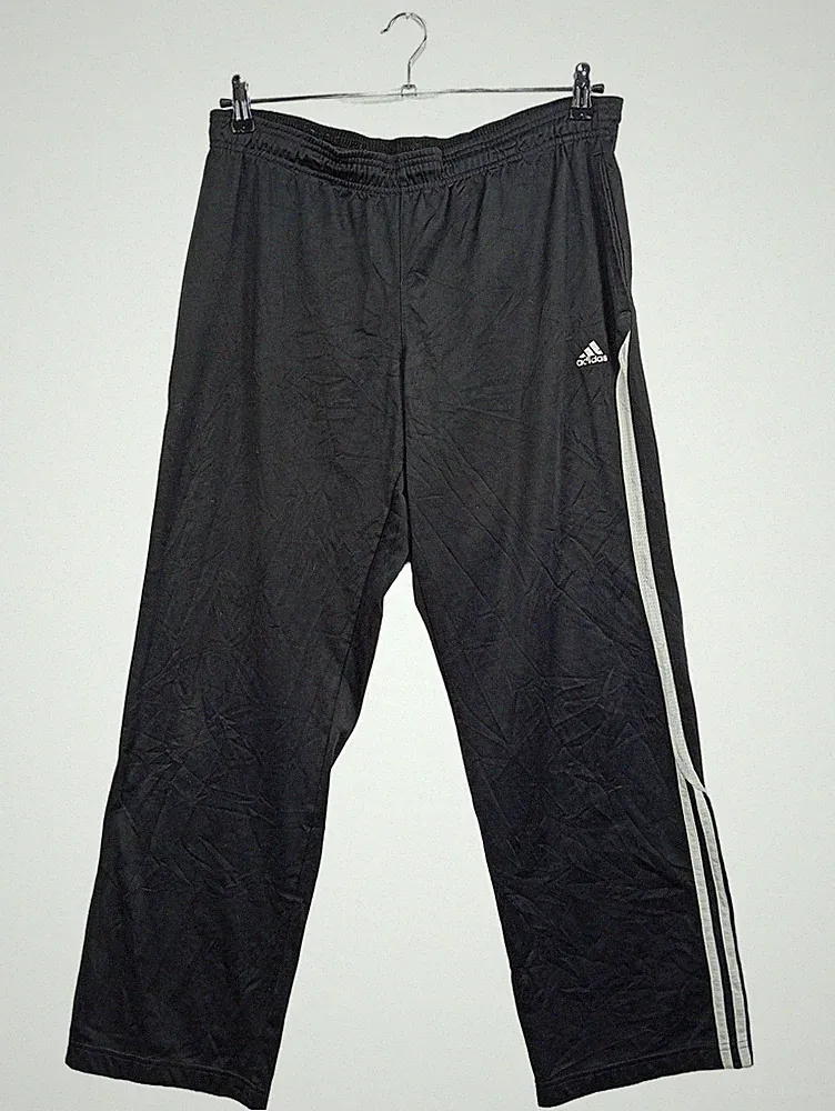 Adidas 3-Streifen Trainingshose Jogginghose Herren Schwarz Gr. M L29