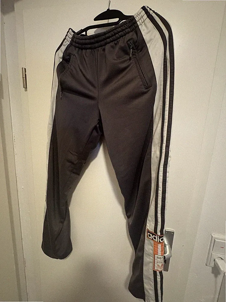 Adidas Adibreak Snap Pants Knopfhose Jogginghose Gr. D3 F162 90er Y2K Vintage