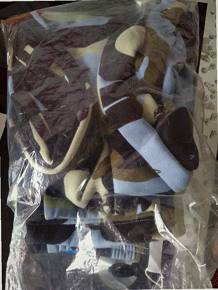 Adidas Camouflage Blau Sweatpants Fleece M