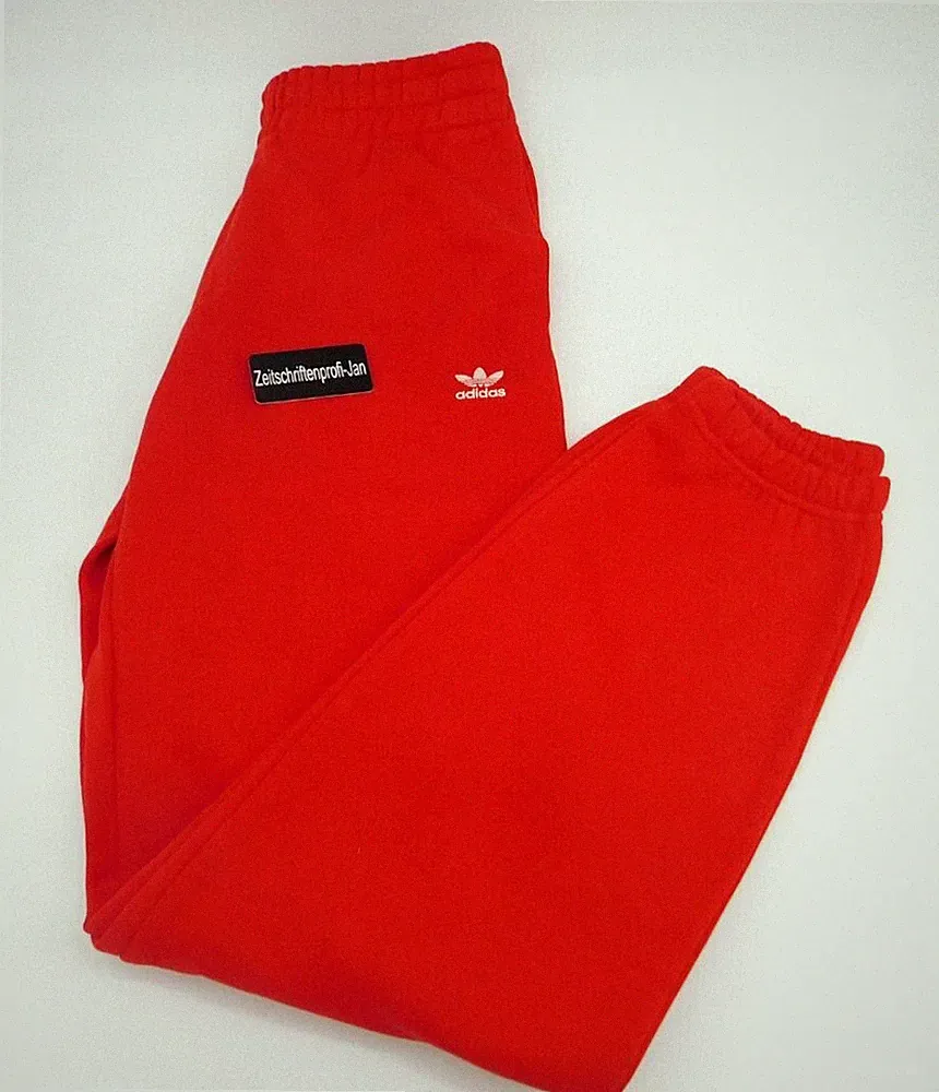 Adidas Damen Jogginghose HF7513 regular Fit Fleece rot Gr.34