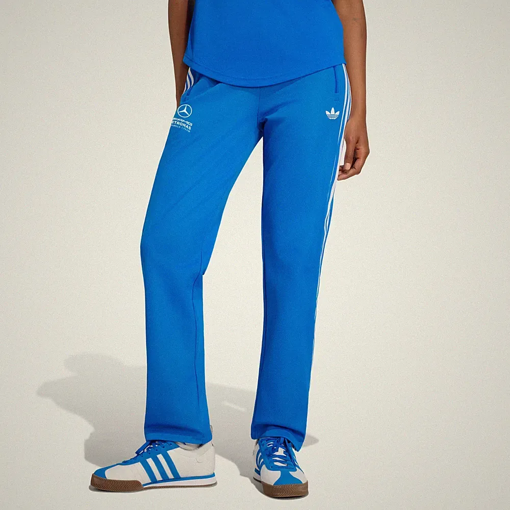 adidas Damen MERCEDES AMG PETRONAS Formel 1 Team Blue Wonder Jogginghose Blau