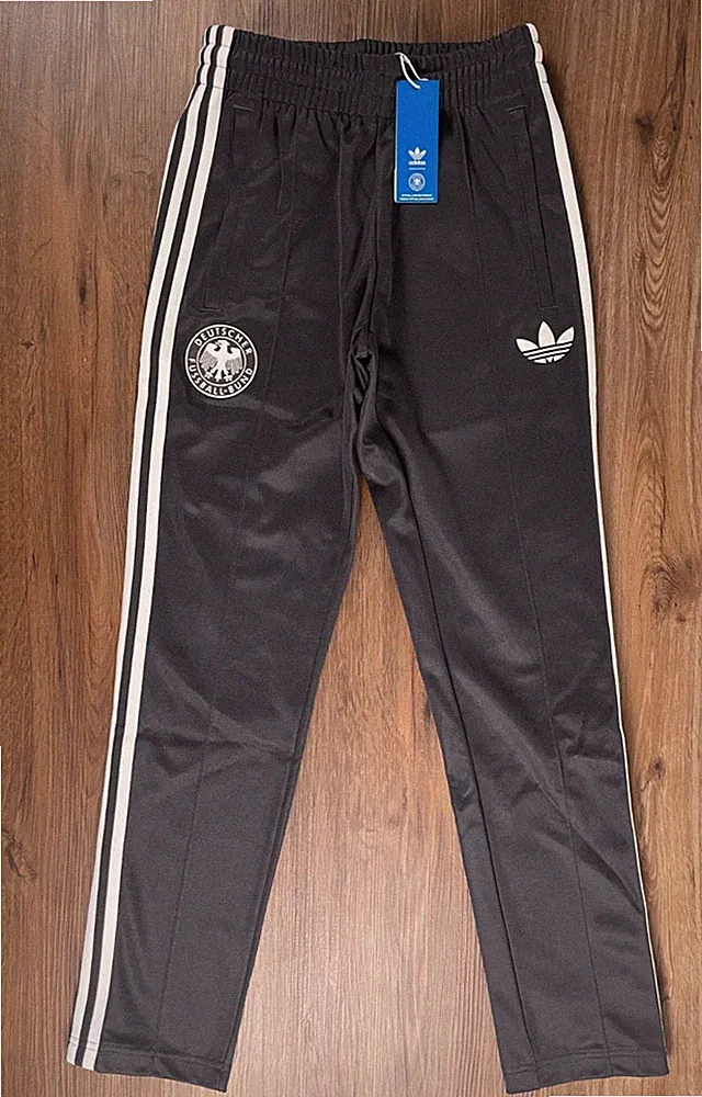 Adidas DFB Beckenbauer Trainingshose Grau Anthrazit Gr. XS,S NEU IU2101