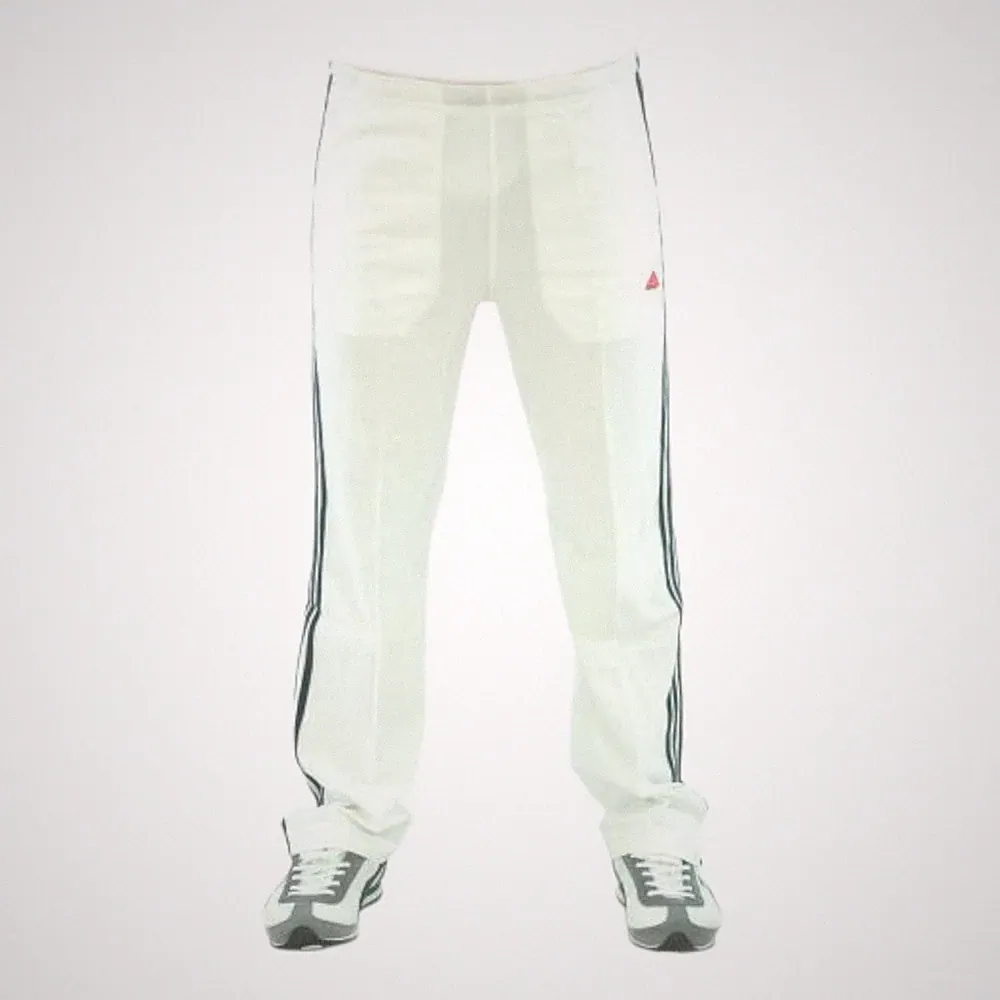 Adidas Domingo Pant Jogginghose weiss-nayy Gr. 3 = XS/S Baumwolle Sport Freizeit