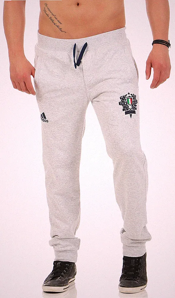 ADIDAS FEAR Italia Rugby 16th Sweatpant Jogginghose grau NEU Herren Hose S10511