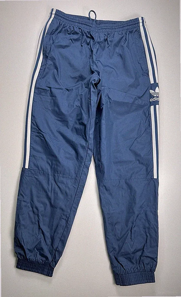 Adidas Firebird Herren Jogginghose Blau Taillenweite 35cm Länge 102cm M