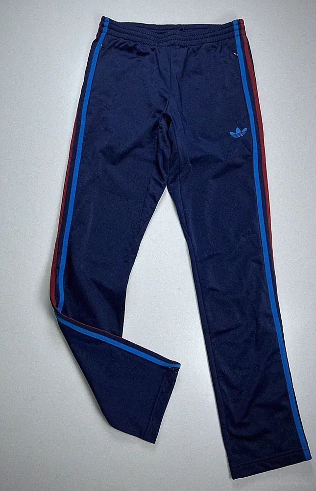 adidas Firebird Originals Herren Jogginghose Größe S Blau TrackPants