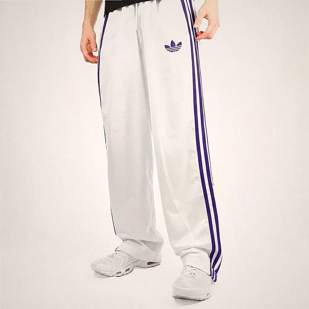 Adidas Firebird Sweatpants Jogginghose Jogger Weiß Lila TT Vintage