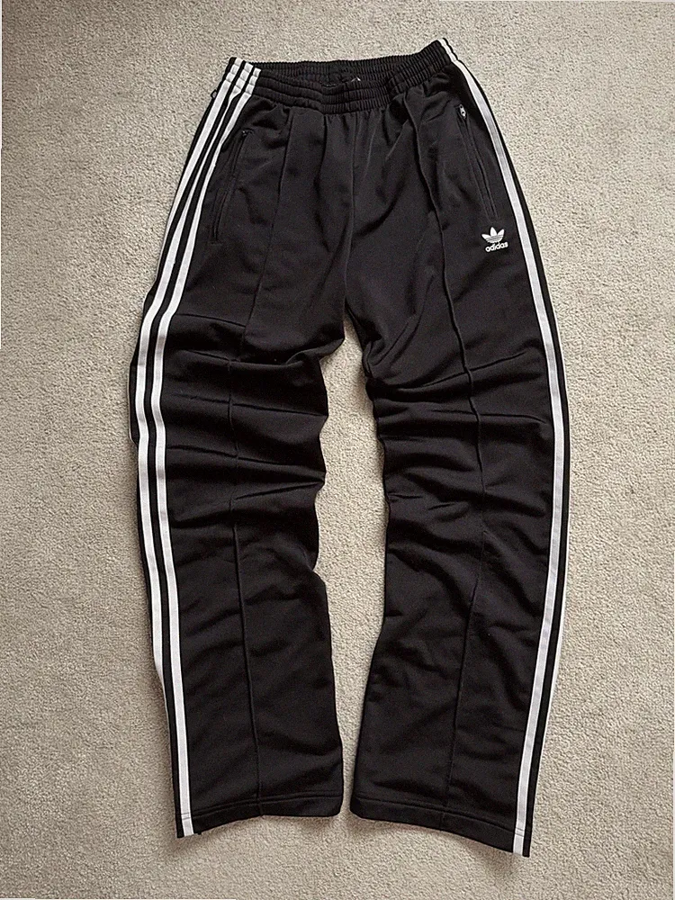 Adidas Firebird Trainingshose Trefoil Pants Gestreift Buntfalte
