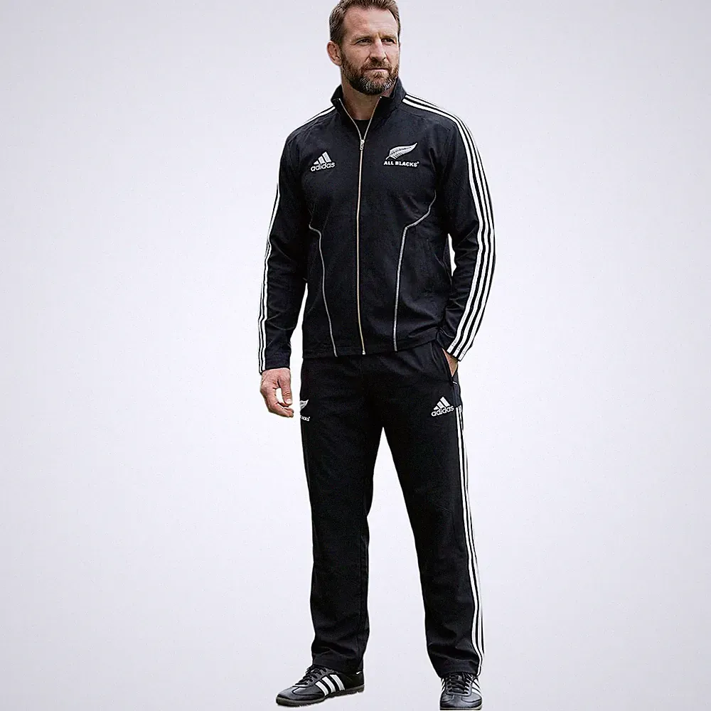 adidas Herren All Blacks Trainingsanzug Jogginganzug Team Sportanzug schwarz