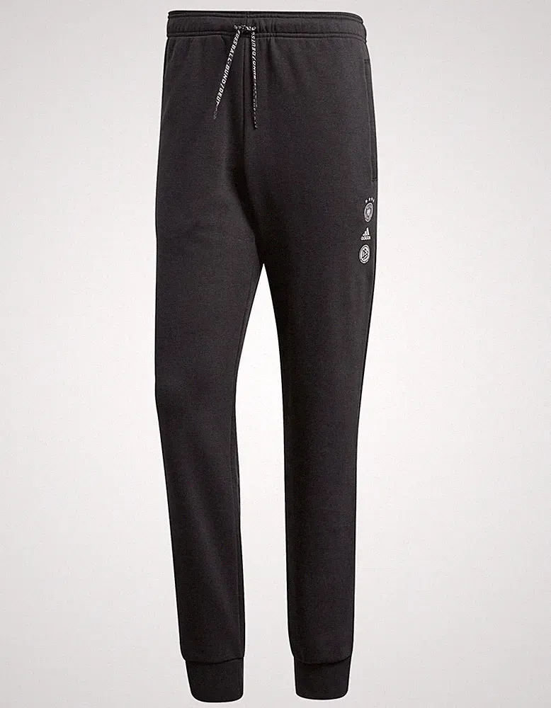 Adidas Herren Deutschland DFB Nationalmannschaft Pants Jogginghose Hose Grau S