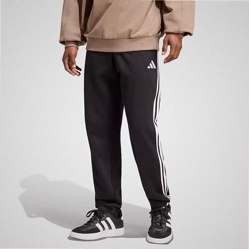 adidas Herren Essentials 3-Streifen French Terry Tapered Cuffed Jogginghose...