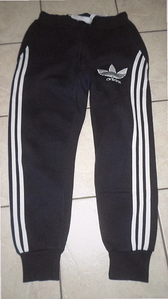 ADIDAS Herren Hose Sporthose Jogginghose Trainingshose Laufhose Denim Größe M 48