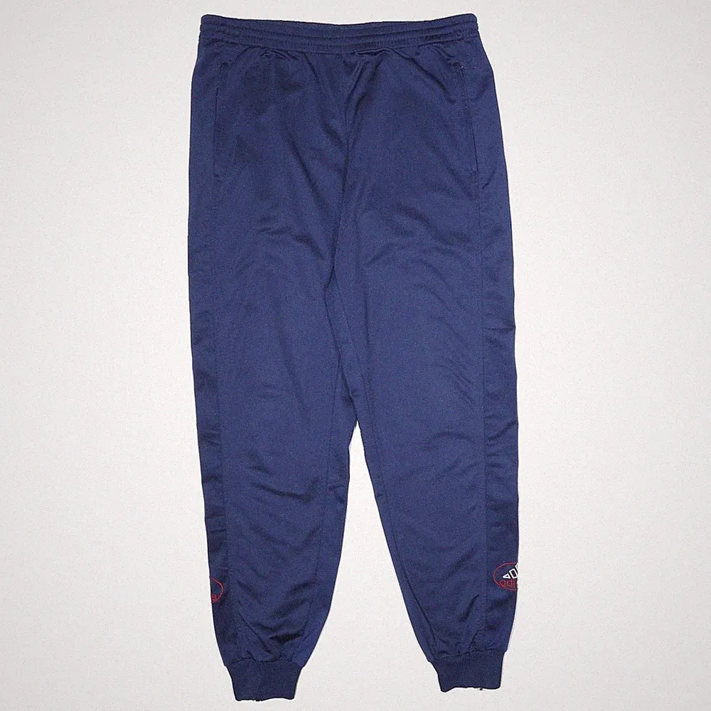 ADIDAS Herren Jogger Blau M W34 L32 Regular Tapered Fit Logo