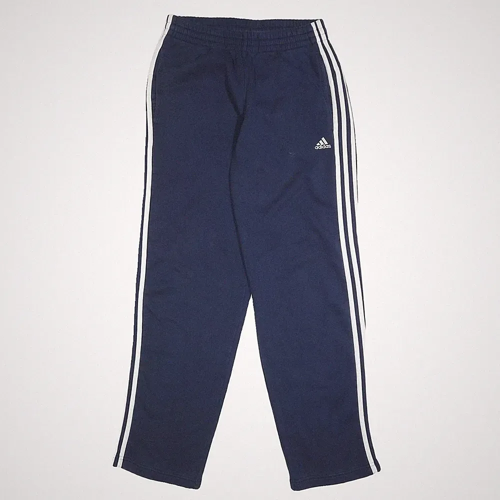 ADIDAS Herren Jogger Navyblau & Weiß Slim Tapered S W27 L30 Trainingshose